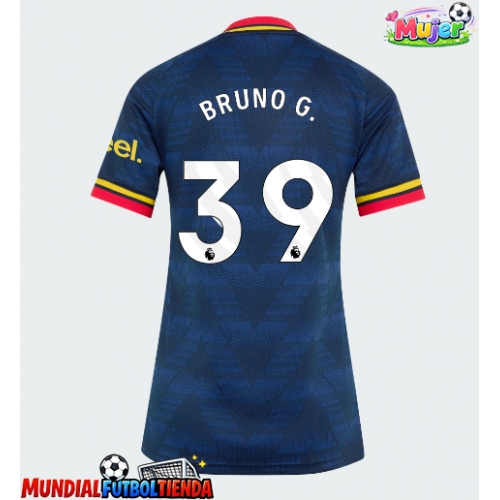 Camiseta Arsenal Bruno Guimaraes #39 Segunda Equipación Replica 2026-27 para mujer mangas cortas